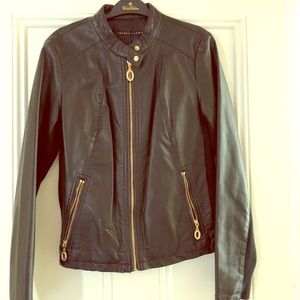 EUC Ivanka trump fake leather jacket